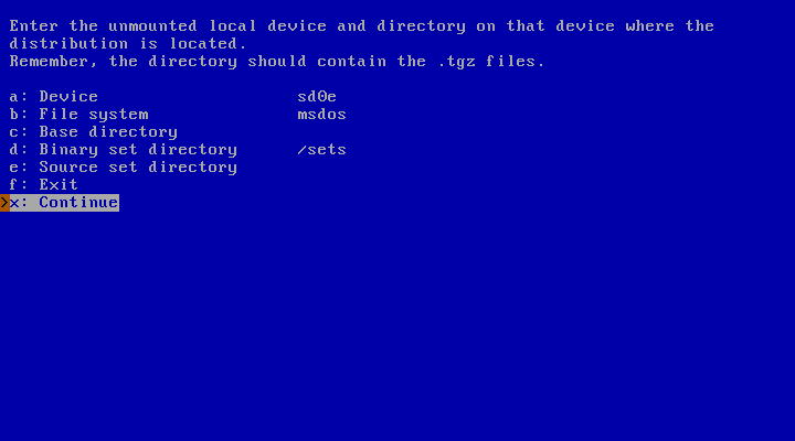 Accessing a MSDOS file system